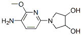 (9ci)-1-(5-氨基-6-甲氧基-2-吡啶)-3,4-吡咯烷二醇結(jié)構(gòu)式_526188-87-4結(jié)構(gòu)式