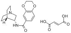 N-[(3R)-1-氮雜雙環(huán)[2.2.2]辛-3-基]-2,3-二氫-1,4-苯并二氧雜環(huán)己烷-6-甲酰胺(2E)-2-丁烯二酸酯(1:1)結(jié)構(gòu)式_527680-56-4結(jié)構(gòu)式