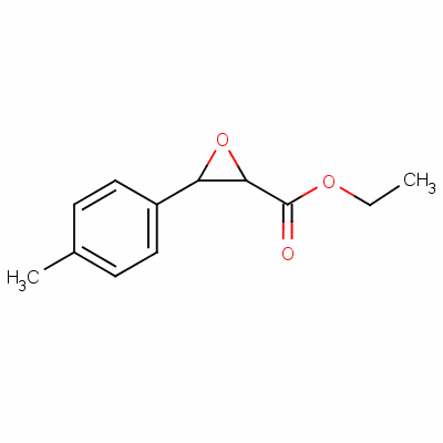 3-對(duì)甲苯環(huán)氧乙烷-2-羧酸乙酯結(jié)構(gòu)式_52788-71-3結(jié)構(gòu)式