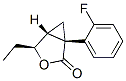 (1s,4s,5r)-(9ci)-4-乙基-1-(2-氟苯基)-3-噁雙環(huán)[3.1.0]-2-己酮結構式_528588-17-2結構式