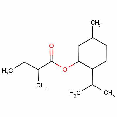 2-(Isopropyl)-5-methylcyclohexyl 2-methylbutyrateStructure,53004-93-6Structure 2-(Isopropyl)-5-methylcyclohexyl 2-methylbutyrate Structure,53004-93-6Structure