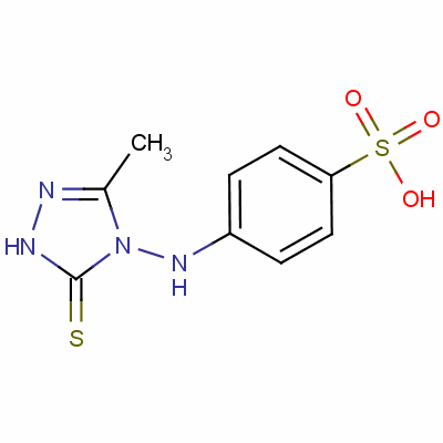 N-(1,5-dihydro-3-methyl-5-thioxo-4h-1,2,4-triazol-4-yl)sulphanilic acidStructure,53131-82-1Structure N-(1,5-dihydro-3-methyl-5-thioxo-4h-1,2,4-triazol-4-yl)sulphanilic acid Structure,53131-82-1Structure