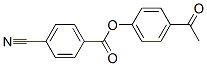 4-Cyanobenzoic acid 4-acetylphenyl ester Structure,53327-07-4Structure