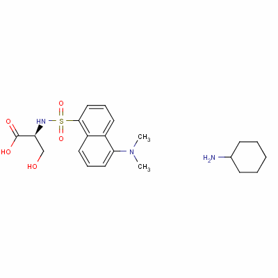 N-dansyl-l-serine cyclohexylammonium saltStructure,53332-28-8Structure N-dansyl-l-serine cyclohexylammonium salt Structure,53332-28-8Structure