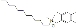 Dodecyl dimethyl 2,4,5-trimethylbenzyl ammonium chlorideStructure,53404-46-9Structure Dodecyl dimethyl 2,4,5-trimethylbenzyl ammonium chloride Structure,53404-46-9Structure