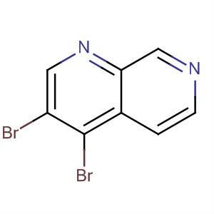 3,4-Dibromo-1,7-naphthyridineStructure,53454-39-0Structure 3,4-Dibromo-1,7-naphthyridine Structure,53454-39-0Structure