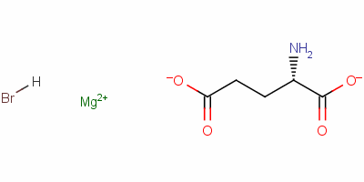 Magnesium hydrogen l-2-aminoglutarate hydrobromideStructure,53459-38-4Structure Magnesium hydrogen l-2-aminoglutarate hydrobromide Structure,53459-38-4Structure