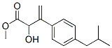 2-Hydroxy-3-(p-isobutylphenyl)-3-butenoic acid methyl esterStructure,53600-17-2Structure 2-Hydroxy-3-(p-isobutylphenyl)-3-butenoic acid methyl ester Structure,53600-17-2Structure