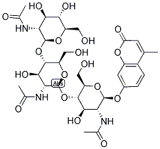 4-Methylumbelliferyl β-d-n,n’,n”-triacetylchitotriosideStructure,53643-13-3Structure 4-Methylumbelliferyl β-d-n,n’,n”-triacetylchitotrioside Structure,53643-13-3Structure