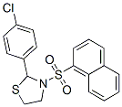 Thiazolidine, 2-(4-chlorophenyl)-3-(1-naphthalenylsulfonyl)- (9ci)Structure,537678-22-1Structure Thiazolidine, 2-(4-chlorophenyl)-3-(1-naphthalenylsulfonyl)- (9ci) Structure,537678-22-1Structure