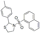 Thiazolidine, 2-(4-methylphenyl)-3-(1-naphthalenylsulfonyl)- (9ci)Structure,537678-34-5Structure Thiazolidine, 2-(4-methylphenyl)-3-(1-naphthalenylsulfonyl)- (9ci) Structure,537678-34-5Structure