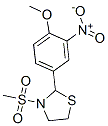 Thiazolidine, 2-(4-methoxy-3-nitrophenyl)-3-(methylsulfonyl)- (9ci)Structure,537678-40-3Structure Thiazolidine, 2-(4-methoxy-3-nitrophenyl)-3-(methylsulfonyl)- (9ci) Structure,537678-40-3Structure