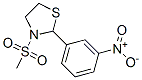 Thiazolidine, 3-(methylsulfonyl)-2-(3-nitrophenyl)- (9ci)Structure,537678-42-5Structure Thiazolidine, 3-(methylsulfonyl)-2-(3-nitrophenyl)- (9ci) Structure,537678-42-5Structure
