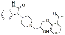 1-[1-[3-(2-乙?；窖趸?-2-羥基丙基]-4-哌啶]-1,3-二氫-2H-苯并咪唑-2-酮結(jié)構(gòu)式_53828-24-3結(jié)構(gòu)式