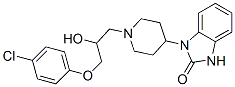 1-[1-[3-(4-氯苯氧基)-2-羥基丙基]-4-哌啶]-1,3-二氫-2H-苯并咪唑-2-酮結構式_53828-36-7結構式