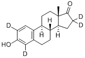 雌酮-2,4,16,16-d4結(jié)構(gòu)式_53866-34-5結(jié)構(gòu)式