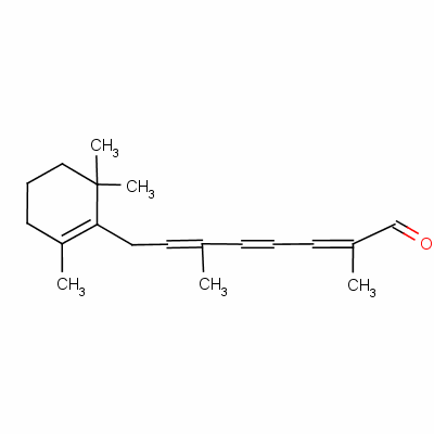 2,6-Dimethyl-8-(2,6,6-trimethyl-1-cyclohexen-1-yl)octa-2,4,6-trienalStructure,53892-71-0Structure 2,6-Dimethyl-8-(2,6,6-trimethyl-1-cyclohexen-1-yl)octa-2,4,6-trienal Structure,53892-71-0Structure