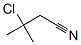 3-Chloro-3-methylbutyronitrileStructure,53897-47-5Structure 3-Chloro-3-methylbutyronitrile Structure,53897-47-5Structure