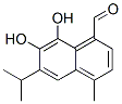7,8-Dihydroxy-6-isopropyl-4-methyl-1-naphthalenecarbaldehydeStructure,53915-46-1Structure 7,8-Dihydroxy-6-isopropyl-4-methyl-1-naphthalenecarbaldehyde Structure,53915-46-1Structure
