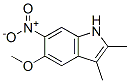 5-Methoxy-2,3-dimethyl-6-nitro-1h-indoleStructure,53918-83-5Structure 5-Methoxy-2,3-dimethyl-6-nitro-1h-indole Structure,53918-83-5Structure