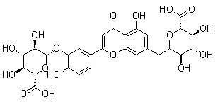 Luteolin 3’,7-di-o-glucuronideStructure,53965-08-5Structure Luteolin 3’,7-di-o-glucuronide Structure,53965-08-5Structure