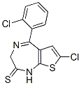 7-氯-5-(2-氯苯基)-1,3-二氫-2H-噻吩并-(2,3-e)-(1,4)-二氮雜卓-2-硫酮結(jié)構(gòu)式_54123-07-8結(jié)構(gòu)式