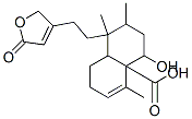 1,2,3,4,4A,7,8,8a-八氫-1-[2-(2,5-二氫-5-氧代呋喃-3-基)乙基]-4-羥基-1,2,5-三甲基萘-4a-羧酸結(jié)構(gòu)式_54153-70-7結(jié)構(gòu)式