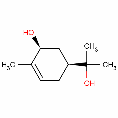 Cis-5-hydroxy-alpha,alpha,4-trimethylcyclohex-3-ene-1-methanolStructure,54164-89-5Structure Cis-5-hydroxy-alpha,alpha,4-trimethylcyclohex-3-ene-1-methanol Structure,54164-89-5Structure
