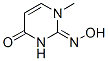 2,4(1H,3h)-pyrimidinedione,1-methyl-,2-oxime(9ci)Structure,545379-74-6Structure 2,4(1H,3h)-pyrimidinedione,1-methyl-,2-oxime(9ci) Structure,545379-74-6Structure