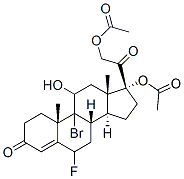 17,21-Diacetyloxy-9-bromo-6-fluoro-11-hydroxypregn-4-ene-3,20-dioneStructure,54604-74-9Structure 17,21-Diacetyloxy-9-bromo-6-fluoro-11-hydroxypregn-4-ene-3,20-dione Structure,54604-74-9Structure