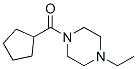 Piperazine,1-(cyclopentylcarbonyl)-4-ethyl-(9ci)Structure,546090-48-6Structure Piperazine,1-(cyclopentylcarbonyl)-4-ethyl-(9ci) Structure,546090-48-6Structure