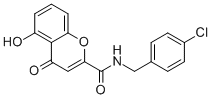 5-Hydroxy-4-oxo-4h-chromene-2-carboxylic acid 4-chloro-benzylamideStructure,546093-13-4Structure 5-Hydroxy-4-oxo-4h-chromene-2-carboxylic acid 4-chloro-benzylamide Structure,546093-13-4Structure