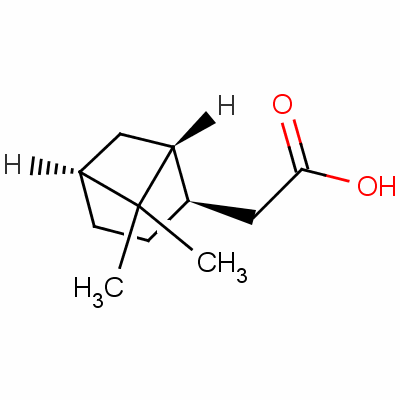 [1R-(1alpha,2beta,5alpha)]-6,6-二甲基雙環(huán)[3.1.1]庚烷-2-乙酸結(jié)構(gòu)式_54631-12-8結(jié)構(gòu)式