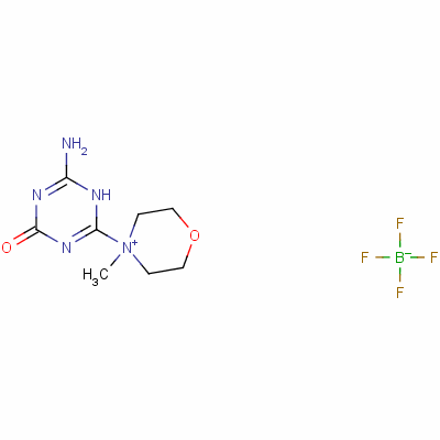 4-(6-Amino-1,4-dihydro-4-oxo-1,3,5-triazin-2-yl)-4-methylmorpholinium tetrafluoroborateStructure,54761-91-0Structure 4-(6-Amino-1,4-dihydro-4-oxo-1,3,5-triazin-2-yl)-4-methylmorpholinium tetrafluoroborate Structure,54761-91-0Structure
