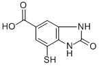 2,3-Dihydro-7-mercapto-2-oxobenzimidazole-5-carboxylic acidStructure,548458-12-4Structure 2,3-Dihydro-7-mercapto-2-oxobenzimidazole-5-carboxylic acid Structure,548458-12-4Structure