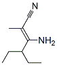 (2Z)-3-amino-4-ethyl-2-methyl-2-hexenenitrileStructure,549533-54-2Structure (2Z)-3-amino-4-ethyl-2-methyl-2-hexenenitrile Structure,549533-54-2Structure