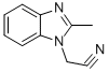 1H-benzimidazole-1-acetonitrile,2-methyl-(9ci) Structure,54980-87-9Structure