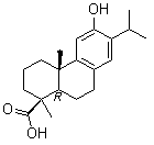[1S,(+)]-1,2,3,4,4a,9,10,10aα-八氫-6-羥基-1,4aβ-二甲基-7-(1-甲基乙基)-1β-菲羧酸結(jié)構(gòu)式_55051-96-2結(jié)構(gòu)式