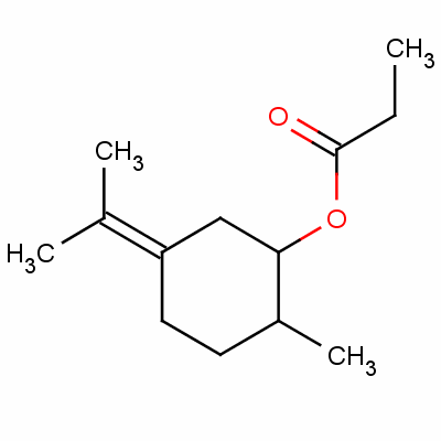 2-Methyl-5-(1-methylethylidene)cyclohexyl propionateStructure,55066-57-4Structure 2-Methyl-5-(1-methylethylidene)cyclohexyl propionate Structure,55066-57-4Structure