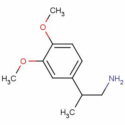 3,4-Dimethoxy-beta-methylphenethylamineStructure,55174-61-3Structure 3,4-Dimethoxy-beta-methylphenethylamine Structure,55174-61-3Structure