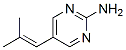 2-Pyrimidinamine,5-(2-methyl-1-propenyl)-(9ci)Structure,55179-65-2Structure 2-Pyrimidinamine,5-(2-methyl-1-propenyl)-(9ci) Structure,55179-65-2Structure