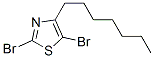 Thiazole, 2,5-dibromo-4-heptyl- (9ci)Structure,551939-33-4Structure Thiazole, 2,5-dibromo-4-heptyl- (9ci) Structure,551939-33-4Structure