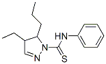 4-Ethyl-4,5-dihydro-n-phenyl-5-propyl-1h-pyrazole-1-carbothioamideStructure,55255-48-6Structure 4-Ethyl-4,5-dihydro-n-phenyl-5-propyl-1h-pyrazole-1-carbothioamide Structure,55255-48-6Structure
