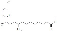 9,12,13-Trimethoxyoctadecanoic acid methyl esterStructure,55255-76-0Structure 9,12,13-Trimethoxyoctadecanoic acid methyl ester Structure,55255-76-0Structure