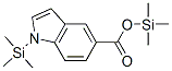 1-(Trimethylsilyl)-1h-indole-5-carboxylic acid trimethylsilyl esterStructure,55255-79-3Structure 1-(Trimethylsilyl)-1h-indole-5-carboxylic acid trimethylsilyl ester Structure,55255-79-3Structure