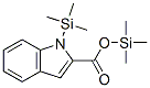 1-(Trimethylsilyl)-1h-indole-2-carboxylic acid trimethylsilyl esterStructure,55255-80-6Structure 1-(Trimethylsilyl)-1h-indole-2-carboxylic acid trimethylsilyl ester Structure,55255-80-6Structure