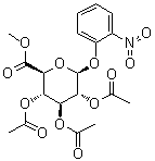 2-硝基苯基-2,3,4-O-三乙酰基-β-D-吡喃葡糖糖醛酸苷甲酯結(jié)構(gòu)式_55274-44-7結(jié)構(gòu)式