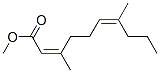 (2Z,6z)-3,7-dimethyl-2,6-decadienoic acid methyl esterStructure,55283-15-3Structure (2Z,6z)-3,7-dimethyl-2,6-decadienoic acid methyl ester Structure,55283-15-3Structure