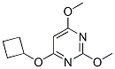 Pyrimidine, 4-(cyclobutyloxy)-2,6-dimethoxy- (9ci)Structure,552880-83-8Structure Pyrimidine, 4-(cyclobutyloxy)-2,6-dimethoxy- (9ci) Structure,552880-83-8Structure