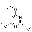 Pyrimidine, 2-cyclopropyl-4-methoxy-6-(1-methylethoxy)- (9ci)Structure,552882-10-7Structure Pyrimidine, 2-cyclopropyl-4-methoxy-6-(1-methylethoxy)- (9ci) Structure,552882-10-7Structure